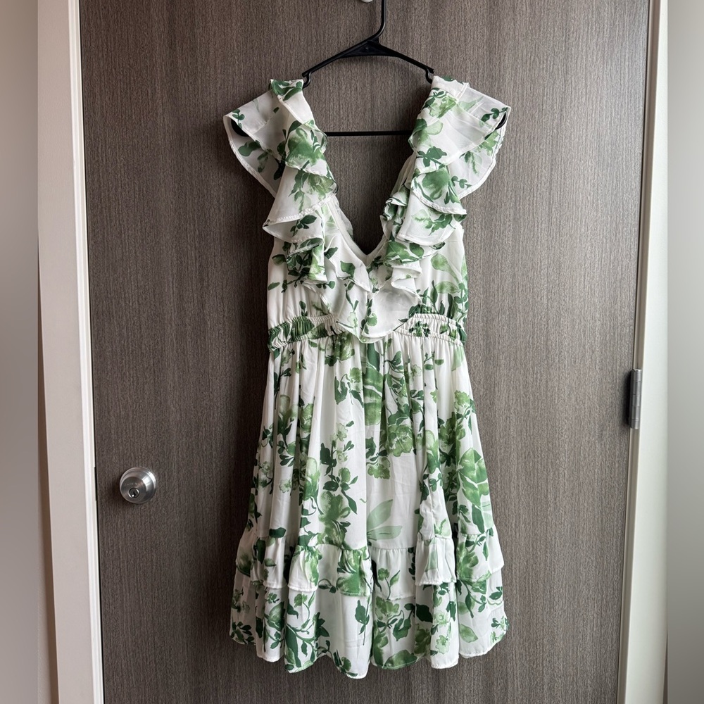 Abercrombie & Fitch Ruffle Dress - XS Tall